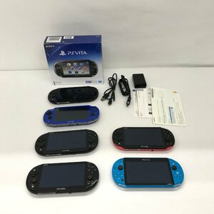 FUR【中古現状品】動作未確認 本体のみ SONY PlayStation Vita(プレイステーションヴィータ) 6台セット まとめ売り(035-231206-SM-03-FUR)