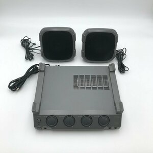 FUR【中古現状品】NEC PCエンジン ロムロムアンプ (AMP-30) スピーカーシステム (SPK-30) 2台 動作未確認【024-231215-KO-02-FUR】