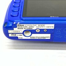 MIN【中古品】 MSMK ニコン COOLPIX W100 防水デジカメ コンパクトデジタルカメラ ブルー 〈94-231218-YF-15-MIN〉_画像3