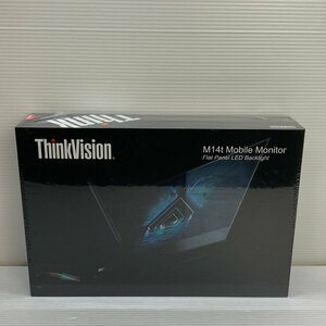 MIN【未使用品】 MSMK 1円～Lenovo 62A3UAR1JP ThinkVision M14t (14型) FHD 1080p モニター 〈96-231219-YF-15-MIN〉