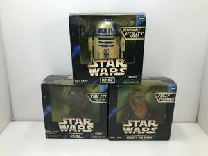 【TAG・未開封】☆スターウォーズ アクションコレクション R2-D2/ウィケット/ジャッワ 3点セット ※箱劣化大☆55-231205-SS-18-TAG