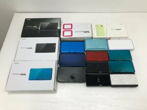 【TAG・ジャンク品】1円～ DS/DSLite/new2DSLL/3DS/3DSLL/new3DS&LL 16台まとめ　動作未確認＆未クリーニング品　36-231217-KY-13-TAG