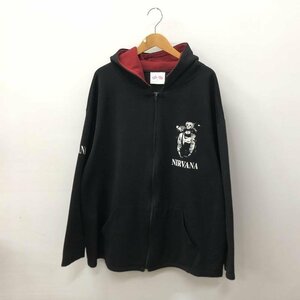 TEI【現状渡し品】 NIRVANA 90'S BOOTLEG ZIP PARKA ジップパーカー ヴィンテージ ニルヴァーナ 〈145-231213-YO-33-TEI〉