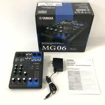 TEI【現状渡し品】 YAMAHA ヤマハ MG06 アナログミキサー ミキシングコンソール 〈112-231215-MK-15-TEI〉_画像1