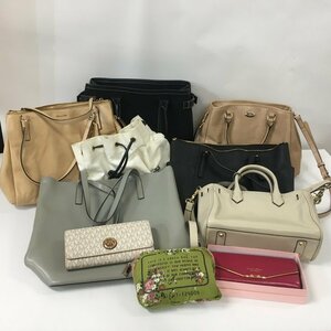 TEI 【現状渡し品】 レディースブランド バッグ 財布 9点まとめて COACH SAMANTHA THAVASA MICHAEL KORS 〈188-231228-YO-6-TEI〉