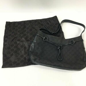 TEI 【現状渡し品】 GUCCI 101975 GGキャンパスワンショルダーバッグ グッチ 鞄 〈180-231229-MA-14-TEI〉