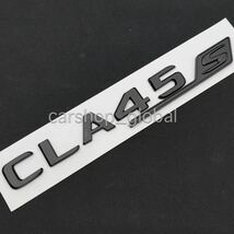 メルセデス ベンツ CLAクラス CLA45S リア トランクエンブレム グロスブラック ステッカー X118/W118 180/200d/250/35AMG/45AMG等_画像1