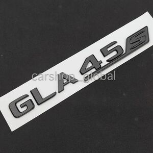 メルセデス ベンツ GLAクラス GLA45S リア トランクエンブレム グロスブラック ステッカー H247 180/200d/35AMG/45AMG等