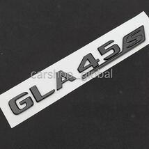メルセデス ベンツ GLAクラス GLA45S リア トランクエンブレム グロスブラック×レッド ステッカー H247 180/200d/35AMG/45AMG等_画像2