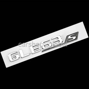 メルセデスベンツ GLEクラス GLE63S リア トランクエンブレム シルバー ステッカー フラット文字 W166/C292/W167/C167 250/350/400/AMG等