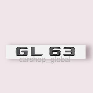 メルセデス ベンツ GLクラス GL63 リア トランクエンブレム グロスブラック ステッカーフラット文字タイプ X166等 350/550/63AMG等