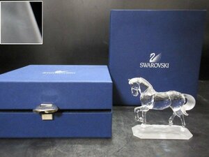 3　スワロフスキー　SWAROVSKI　馬　ホース　箱・ケース付き　クリスタルガラス