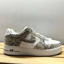 美品 箱有 NIKE By You Air Force 1 Low AF1 ナイキ バイユー エアフォースワン ロー 蛇柄 パイソン スニーカー 29cm CT3761-991_画像3