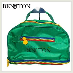 ●ベネトン　BENETTON ハンドバッグ　グリーン　90s