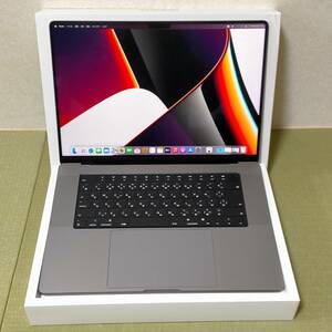 ★美品★ 16インチMacBook Pro M1 Pro 2021 16GBメモリ 512GB SSD MK183J/A スペースグレイ Apple 3554