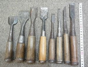 [NG332] flea only 8 pcs set heaven Tsu manner other beater .. go in . carpenter's tool cut . tool tool .