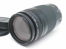 試写あり【実用良品】Canon EF 75-300mm F4-5.6 II USM 前後純正キャップ付き キャノン _画像1