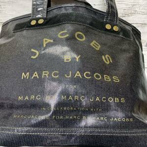 No.359/MARC JACOBSハンドバッグ/PVC/BLK/無地/ブラック/鞄/トートバッグ/レザー トートバッグ /黒おしゃれバック/マークジェイコブス /