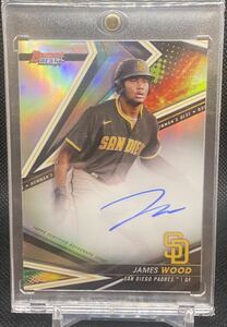 2022 Bowman's Best James Wood RC Best of 2022 Refractor Auto B22-JW