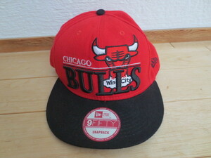 ☆CHICAGOBULLS☆シカゴブルズ☆キャップ☆NEWERA☆ニューエラ☆内回り約58cm