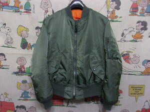 80s 90s USA製 ALPHA MA-1 M 80年代 90年代 アルファ フライトジャケット VINTAGE 古着 アメカジ ミリタリー 米軍 U.S.ARMY USAF