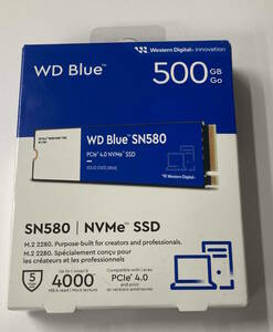 NVMe SSD WD Blue SN580 M.2 Type2280 500GB おまけつき