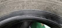 1円～☆冬用☆145/70R12 69Q☆BS ブリザック☆9.9分山 イボ有☆4本セット☆_画像6