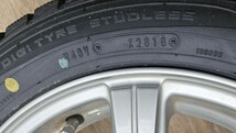 1円～☆極上☆MILLOUS RE☆2018年製 155/65R14 75Q☆DUNLOP WINTERMAXX☆9.9分山 イボ有☆4本セット☆_画像5