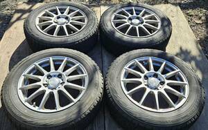 1円～☆冬用☆SCHNEDER AW☆205/60R16 92Q☆BS ブリザックREVOGZ☆バリ溝 4本セット☆