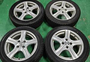 1円～☆冬用☆LEBEN AW☆195/50R15 82Q☆YOKOHAMA iG50PLUS☆バリ溝 4本セット☆