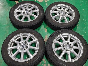 1円～☆極上☆DUFACT AW☆155/65R14 75Q☆ダンロップ WINTERMAXX☆バリ溝 4本セット☆