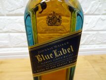 古酒・未開栓 ② ジョニーウォーカー ブルーラベル 750ml 40% ブレンドスコッチウィスキー JOHNNIE WALKER Blue Label_画像4