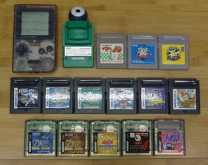 動確済み ニンテンドー ゲームボーイポケット 本体＋ソフト 15本 ポケモン ゼルダ メダロットなど NINTENDO GAMEBOY pocket ゲーム機