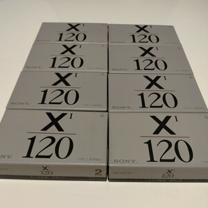 【未開封】SONY 2C-120分8セット　計16本　新品未開封　ソニーカセットテープ　ノーマルポジション