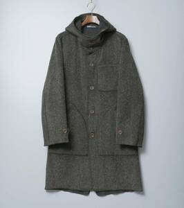 MF3399//*ポールスミス/PaulSmith*メンズM/ウールコート/ハーフコート/フーデッドコート