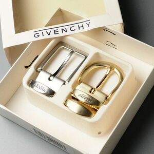 GO8049：GIVENCHY/ジバンシィ*メンズ*ベルトバックル*対応ベルト幅約30mm*2点セット