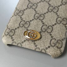 TG8652：イタリア製*GUCCI/グッチ*GGスプリーム*iPhone XS Max 対応*アイフォンケース*587671-617664_画像5