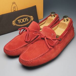 GO9716//イタリア製*トッズ/TOD'S*メンズ8/ゴンミーニ/レザードライビングシューズ/Uチップローファー/モカシンシューズ/スリッポン/革靴