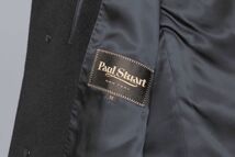 MF8604//*ポールスチュアート/Paul Stuart*メンズM/アンゴラウール/ステンカラーコート/バルマカーンコート/黒/ブラック_画像7