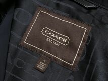 GP0536//*コーチ/COACH*メンズM/フィールドジャケット/ジップアップブルゾン/黒/ブラック_画像8