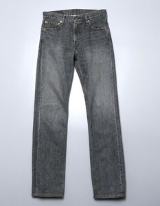 TG8192◇リーバイス Levi's 2002年製 サイズ30×34 505-09 ブラックデニムパンツ ジーンズ ジーパンスモールe 黒系