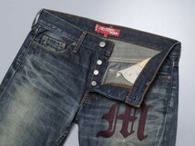 GP0681◇コムデギャルソン ジュンヤワタナベ マン×リーバイス Levi's S/30×31 AD2002 WG-P004 JW522 刺繍 デニムパンツ ジーンズ_画像3