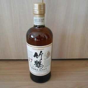 【未開封】竹鶴　17年　ピュアモルト　700ml　43％　ニッカウヰスキー