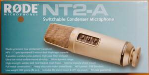  RODE Microphones ロードマイクロフォンズ NT2-A コンデンサーマイク NT2A 中古品