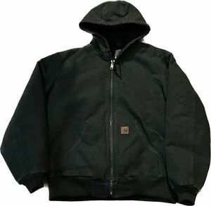 MOS 00s Carhartt Duck Active Jacket J130 カーハート アクティブ ジャケット Vintage ビンテージ モスグリーン 緑 デトロイト USA