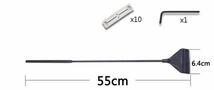 水槽 スクレーパー 苔 コケ取り ゴミ取り 苔スクレーパー 55cm クリーナー_画像5