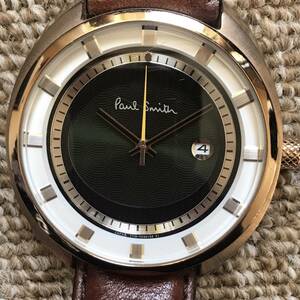 Paul Smith ポールスミス 腕時計 クォーツ 　レザーベルト 　1116-S086124 