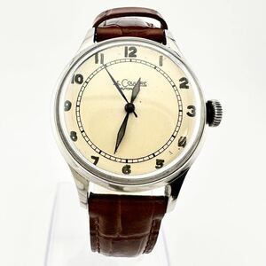 美品　動作品　ヴィンテージ Jaeger Lecoultre ジャガールクルト　 スチールバンパー　手巻き メンズ 腕時計