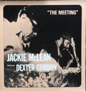 Denmark盤SteepleChase赤ベタ初回ラベルオリジナル Jackie McLean Featuring Dexter Gordon/The Meeting Vol. 1