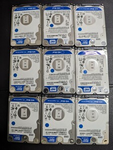 1220-8 WesternDigital HDD 320GB 6.5mm 9枚セット